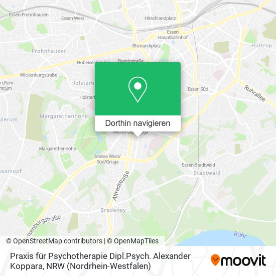 Praxis für Psychotherapie Dipl.Psych. Alexander Koppara Karte