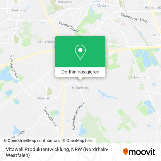 Vitawell Produktentwicklung Karte