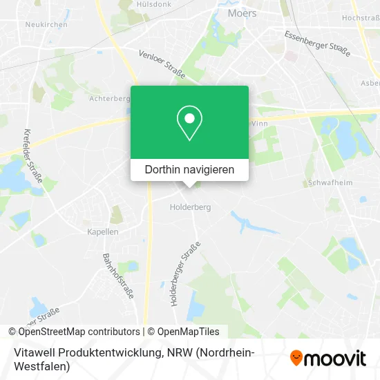 Vitawell Produktentwicklung Karte