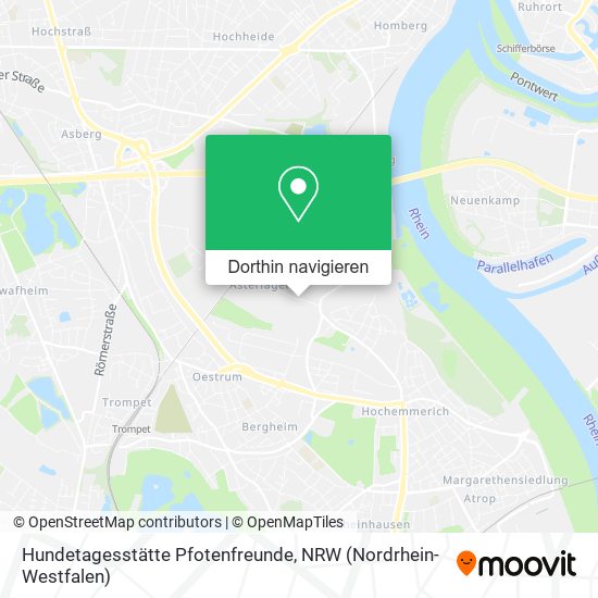 Hundetagesstätte Pfotenfreunde Karte