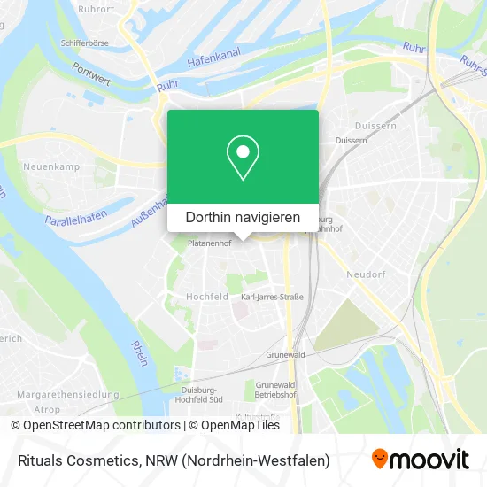 Rituals Cosmetics Karte