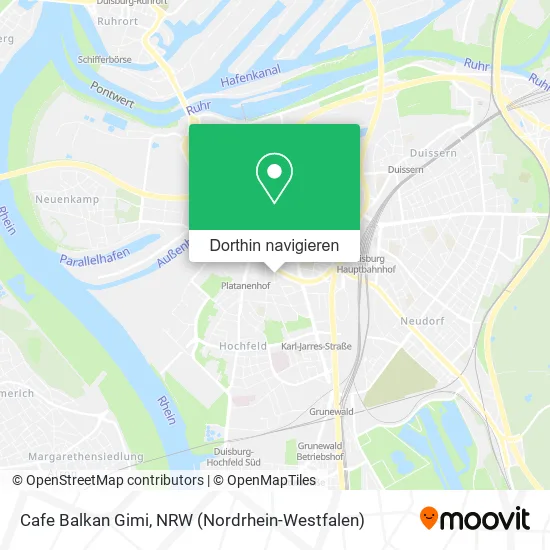 Cafe Balkan Gimi Karte