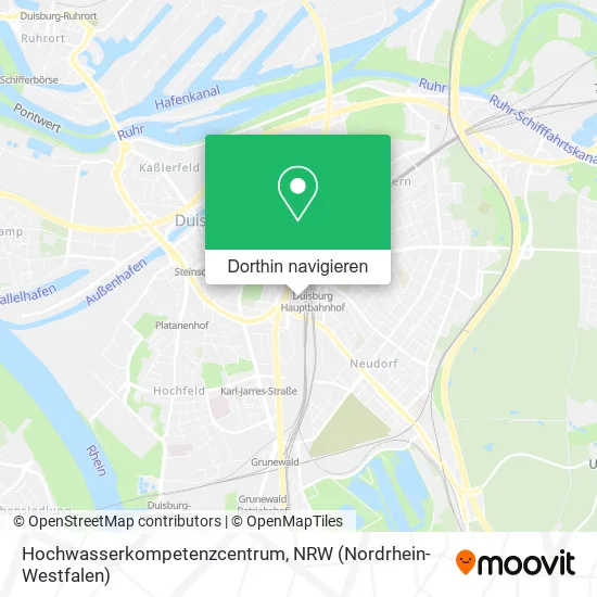 Hochwasserkompetenzcentrum Karte