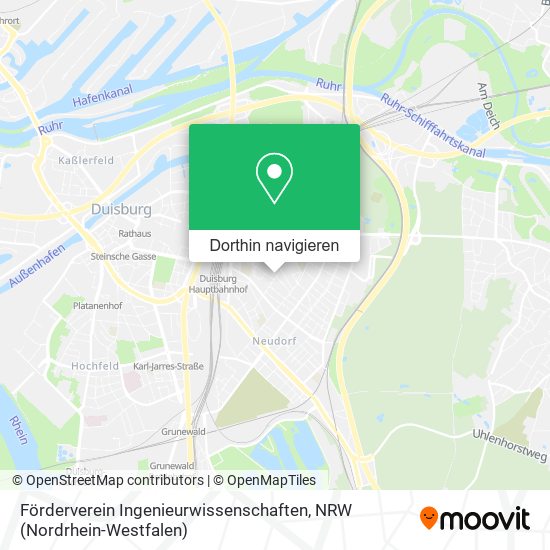 Förderverein Ingenieurwissenschaften Karte