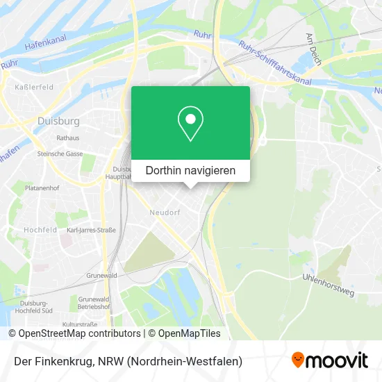 Der Finkenkrug Karte