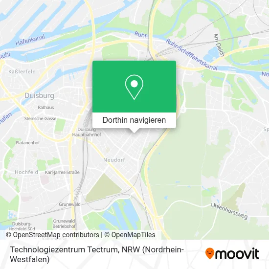 Technologiezentrum Tectrum Karte