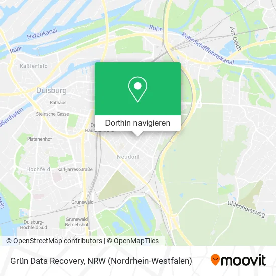 Grün Data Recovery Karte