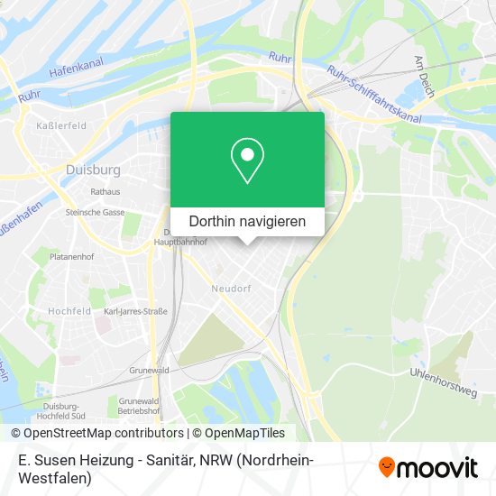 E. Susen Heizung - Sanitär Karte