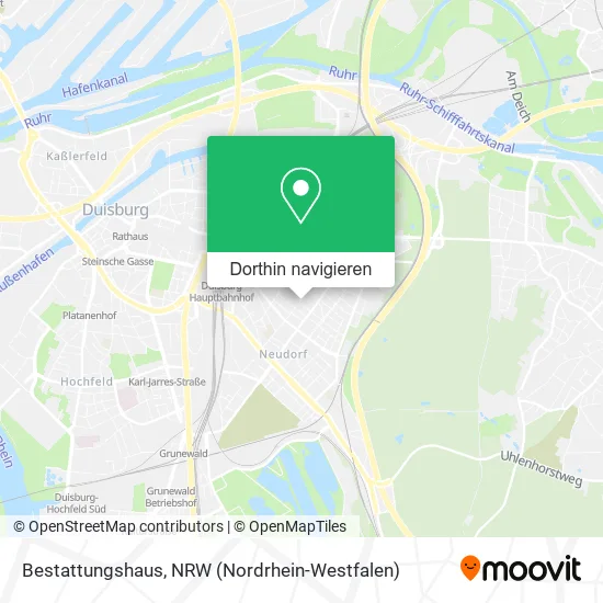 Bestattungshaus Karte