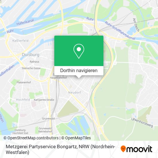 Metzgerei Partyservice Bongartz Karte