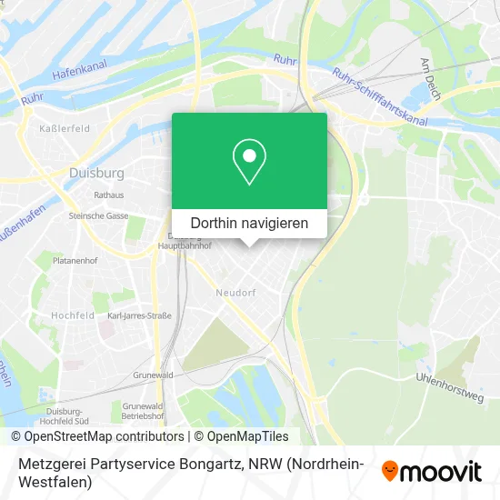 Metzgerei Partyservice Bongartz Karte