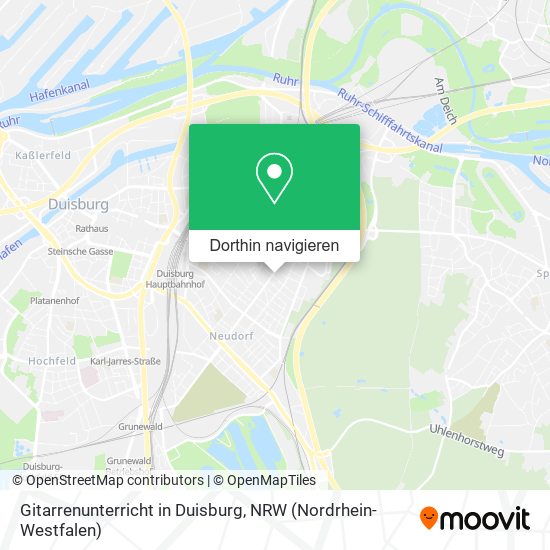 Gitarrenunterricht in Duisburg Karte