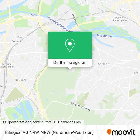 Bilingual AG NRW Karte