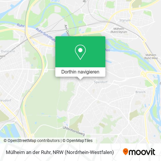 Mülheim an der Ruhr Karte