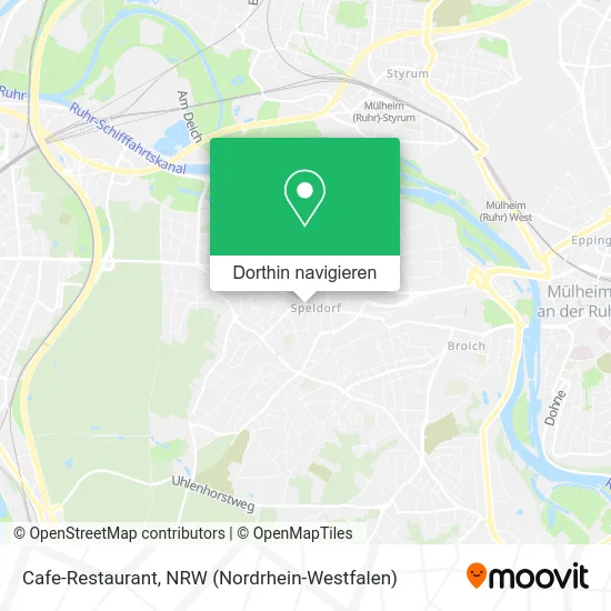 Cafe-Restaurant Karte