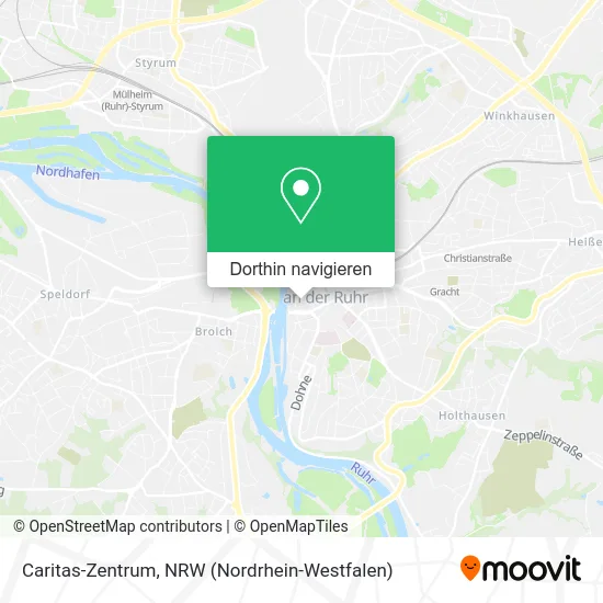 Caritas-Zentrum Karte