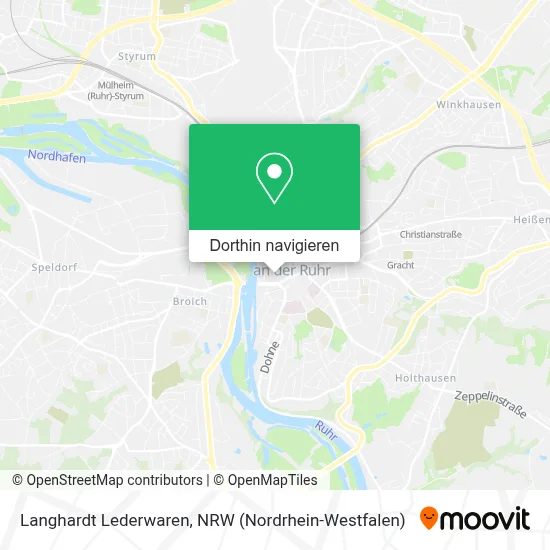 Langhardt Lederwaren Karte