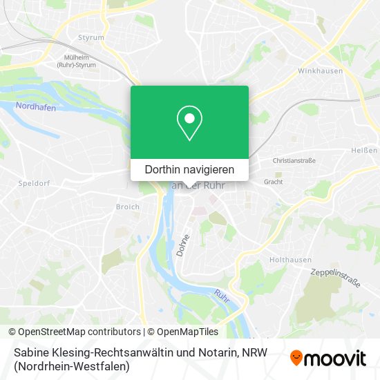 Sabine Klesing-Rechtsanwältin und Notarin Karte