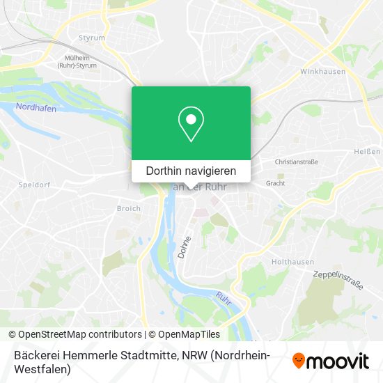Bäckerei Hemmerle Stadtmitte Karte