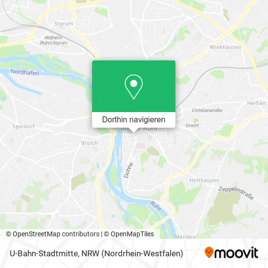 U-Bahn-Stadtmitte Karte