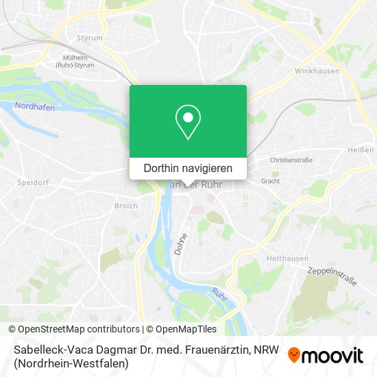 Sabelleck-Vaca Dagmar Dr. med. Frauenärztin Karte