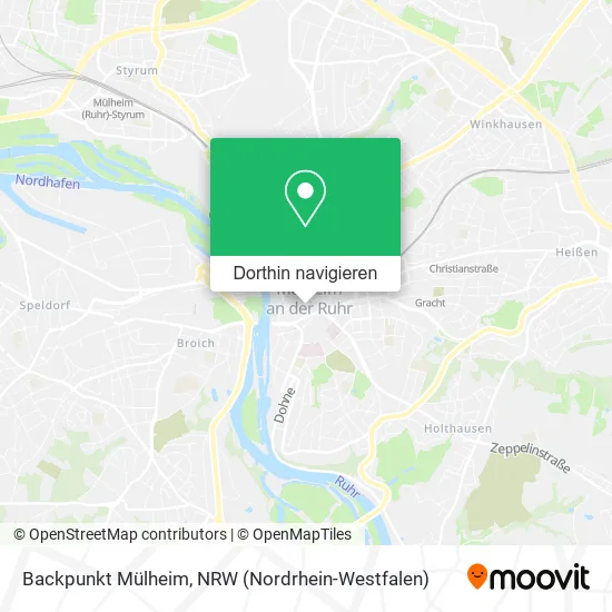 Backpunkt Mülheim Karte