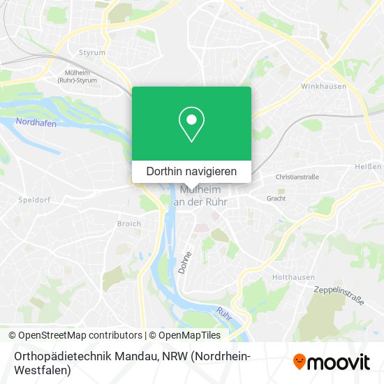Orthopädietechnik Mandau Karte