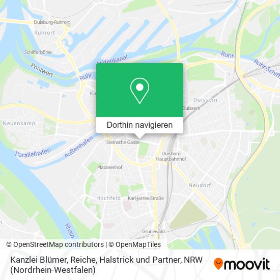 Kanzlei Blümer, Reiche, Halstrick und Partner Karte