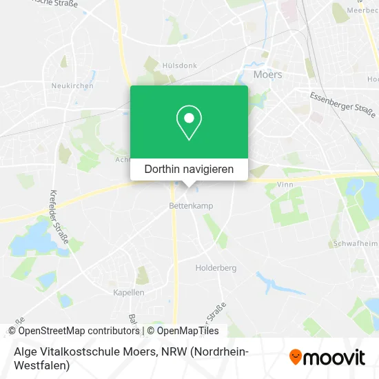 Alge Vitalkostschule Moers Karte
