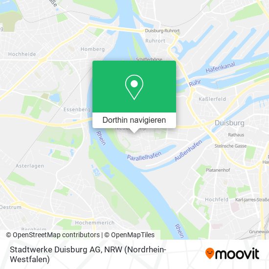 Stadtwerke Duisburg AG Karte