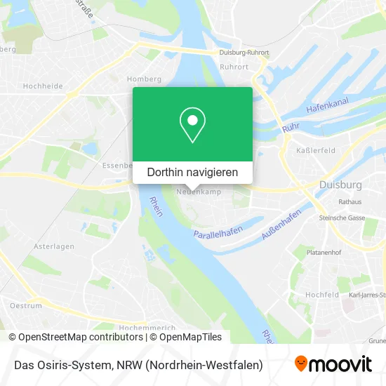 Das Osiris-System Karte