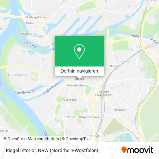 Riegel Interior Karte