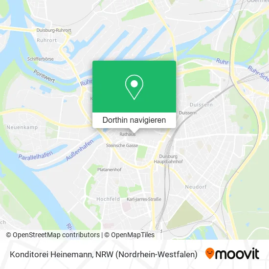 Konditorei Heinemann Karte