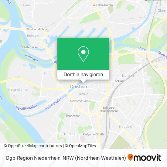 Dgb-Region Niederrhein Karte