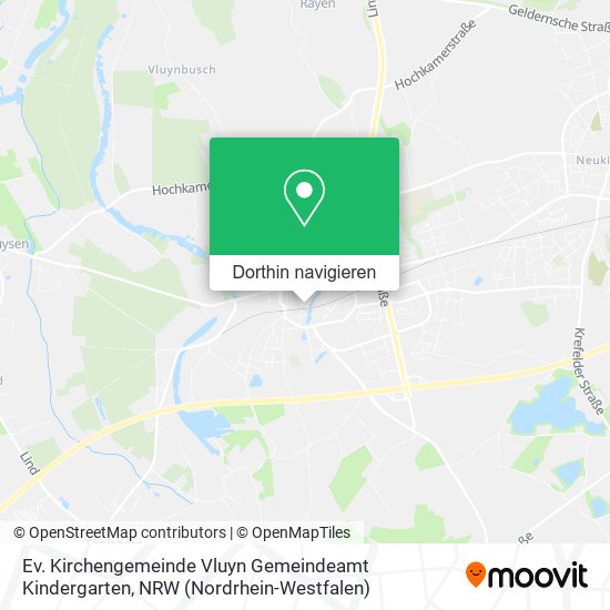 Ev. Kirchengemeinde Vluyn Gemeindeamt Kindergarten Karte