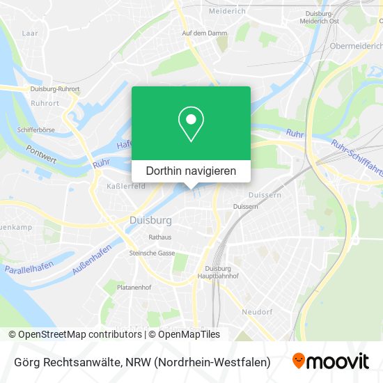 Görg Rechtsanwälte Karte