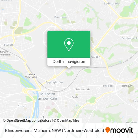 Blindenvereins Mülheim Karte