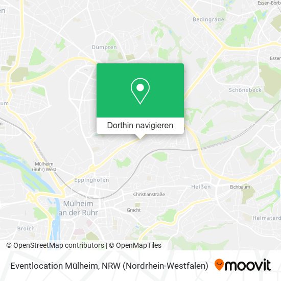 Eventlocation Mülheim Karte