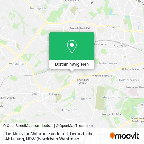 Tierklinik für Naturheilkunde mit Tierärztlicher Abteilung Karte