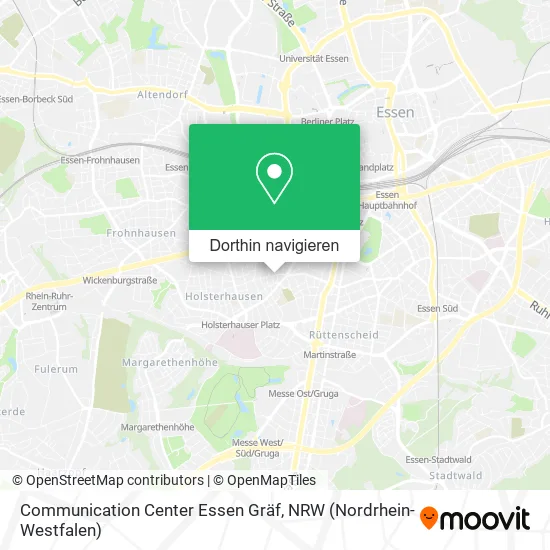Communication Center Essen Gräf Karte