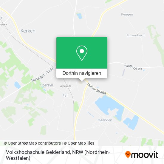 Volkshochschule Gelderland Karte