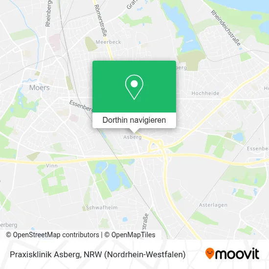 Praxisklinik Asberg Karte