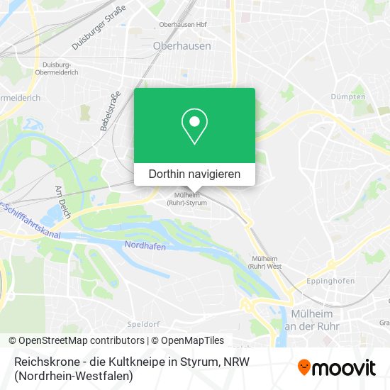 Reichskrone - die Kultkneipe in Styrum Karte