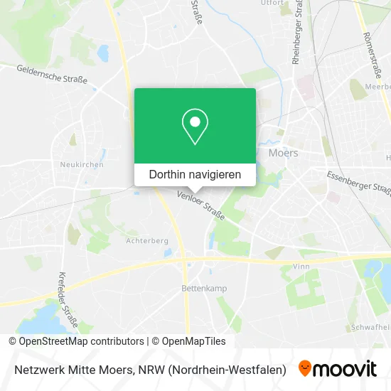 Netzwerk Mitte Moers Karte