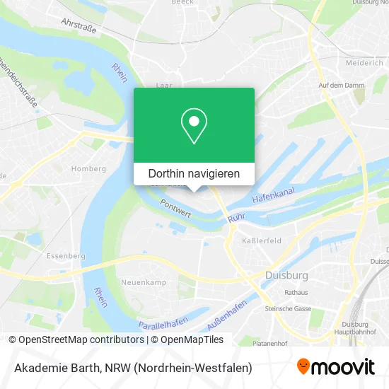 Akademie Barth Karte