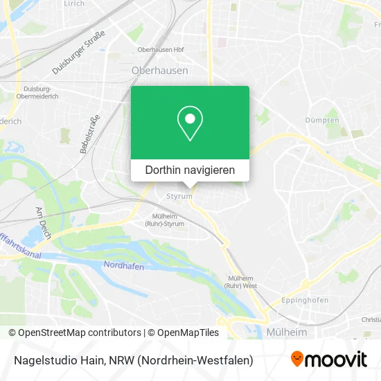 Nagelstudio Hain Karte