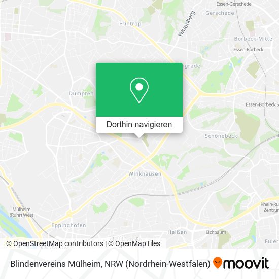 Blindenvereins Mülheim Karte