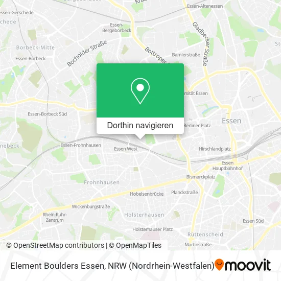 Element Boulders Essen Karte