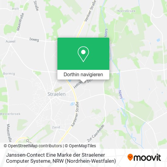 Janssen-Contect Eine Marke der Straelener Computer Systeme Karte