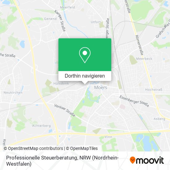 Professionelle Steuerberatung Karte